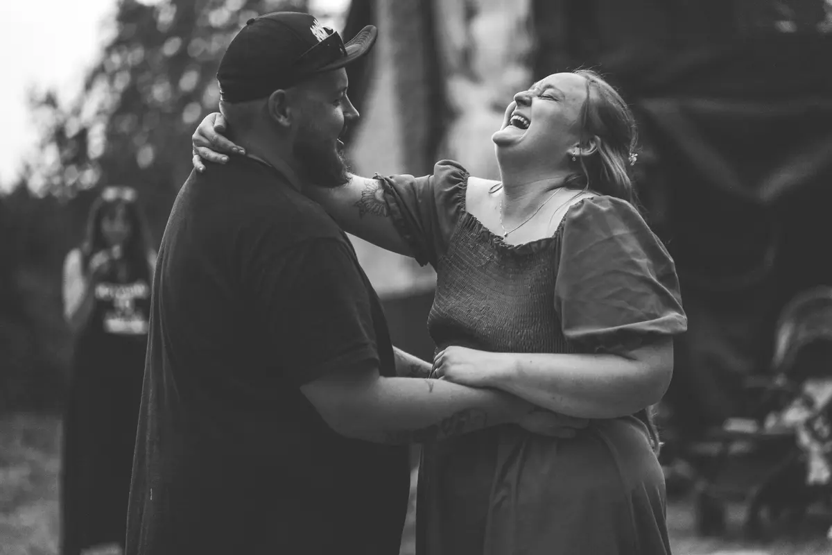 Hosté na svatební oslavě